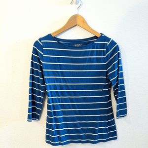 Merona Blue Stripped Top